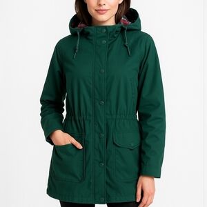 Vintage Eddie Bauer Wool Plaid Lined Parka Jacket Coat